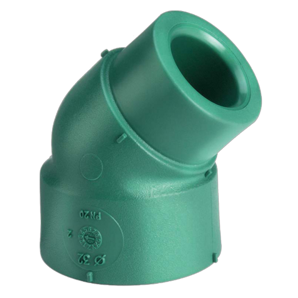 Codo macho-hembra 45º Tuboplus Hidráulico (PP-R)