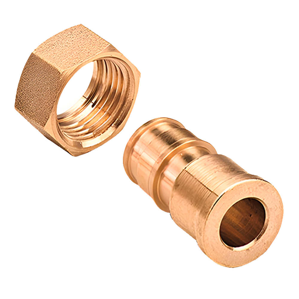 Racor móvil latón NPT Tuboplus Ultraflex (PEX-a)
